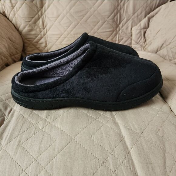 Dickies Men's Size M (9/10) Slippers Black Memory Foam Plush Slip On Clogs - Picture 3 of 8